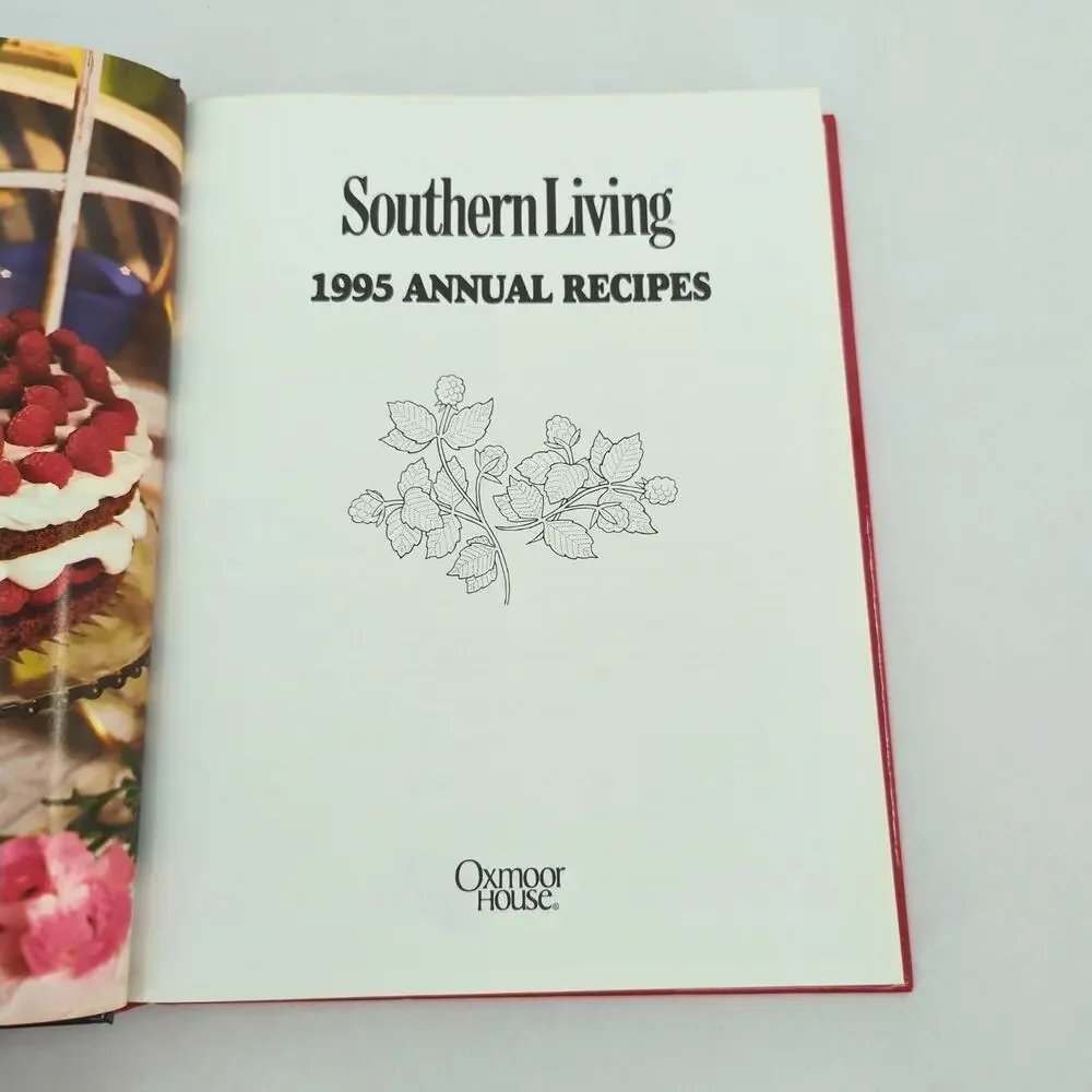 Southern Living 1995 Annual Recipes Hardcover Cookbook - Oxmoor House - Like New